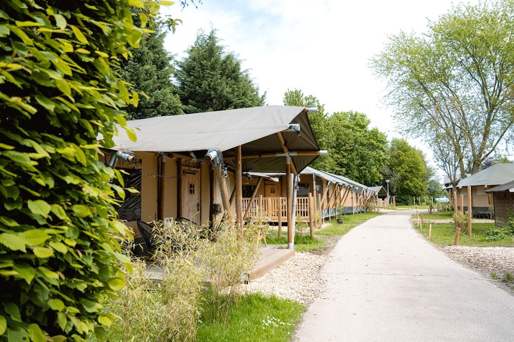 Vakantiepark en camping met zwem- en visvijver in Betuwe