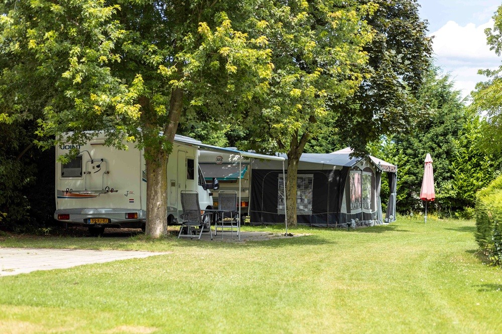 Vakantiepark en camping met zwem- en visvijver in Betuwe